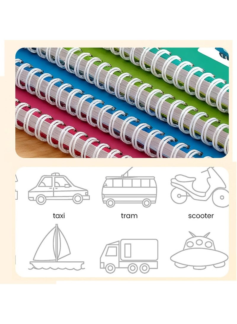 Capstro Calligraphy Practice Book Set for Kids – Tracing Notebooks with Pen Set, Letter & Number Practice for Early Writing Skills, Hands-On Learning Activity with Gift Box - Image 5